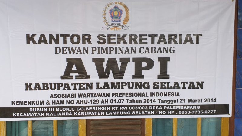 DPC AWPI Lamsel, Menempati Kantor Baru Untuk Jalankan Roda Organisasi
