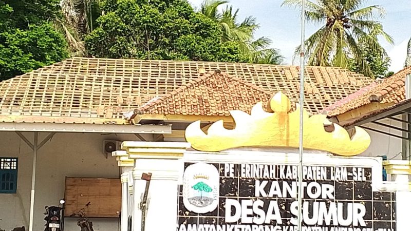 Pemdes Sumur Renovasi Kantor Desa Untuk Kenyamanan Dalam Bekerja Serta Pelayanan