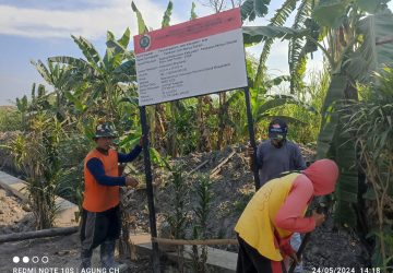 CV Payung Jagad Diduga Sepelekan Plang Papan Nama Pelaksanaan Proyek