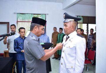 Pj Sekda Lantik Pj Kedes Batu Langkah Kecil, Kecamatan Kuok