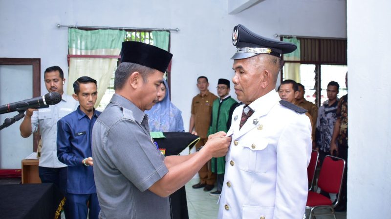 Pj Sekda Lantik Pj Kedes Batu Langkah Kecil, Kecamatan Kuok