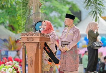 Selaku Tuan Rumah, Bupati Kasmarni&nbsp; Ucap Berkomitmen Sukseskan Porseni IGTKI-PGRI Prov Riau Ke-2