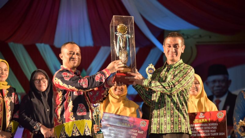 Kabupaten Bengkalis Juara Umum 1 Pada Porseni IGTKI dan PGRI Ke- 2 Tingkat Provinsi Riau
