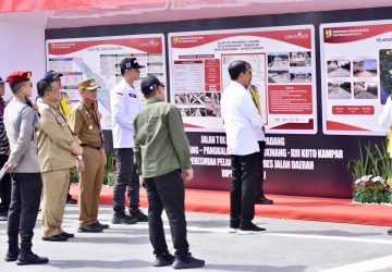 Tiba di Kampar Riau, Presiden RI Resmikan Ruas Tol Bangkinang-XIII Koto Kampar