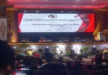 Memperingati HUT Ke-240 Kota Pekanbaru, DPRD Kota Pekanbaru Gelar Rapat Paripurna Istimewa