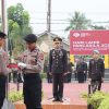 Dalam Rangka Memperingati Hari Pancasila, Jajaran Anggota Polres Muba Melaksanakan Upacara di Halaman Mapolres Muba
