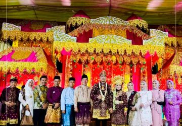 Wako Ahmadi Hadiri Resepsi Pernikahan Anak Gubernur Jambi