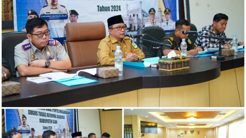 Rakor GTRA Sukseskan Reforma Agraria di Kabupaten Siak