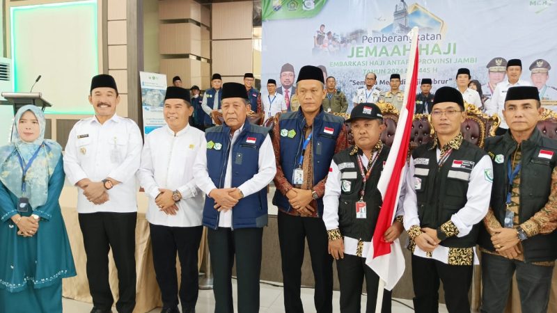 Pj Bupati Kerinci Asraf Hadiri Pelepasan Jemaah Calon Haji Provinsi Jambi Tahun 2024