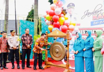 Jambore PKK dan Puncak Hari Kesatuan Gerak PKk Tingkat Kota Sungai Penuh Berlangsung Spektakuler