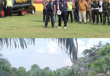 Polda Sumsel dan Polres Muba Tertibkan 42 Tempat Penyulingan Minyak Ilegal di Musi Banyuasin