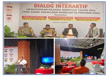 Jelang Pilkada Serentak 2024, Direktorat Intelkam Polda Riau adakan Dialog Interaktif