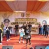 Masyarakat Lampura Ramaikan Senam Lampung Berjaya bersama Gubernur Lampung