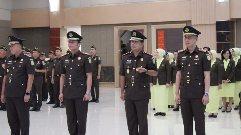 Pelantikan dan Serah Terima Jabatan Kajari Inhu di Kejaksana tinggi Riau