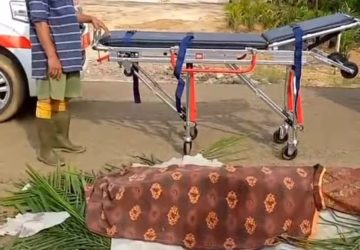 Laka Lantas Jalan Lintas Rengat Tembilahan Desa Sungai Raya&nbsp; Kecamatan Rengat