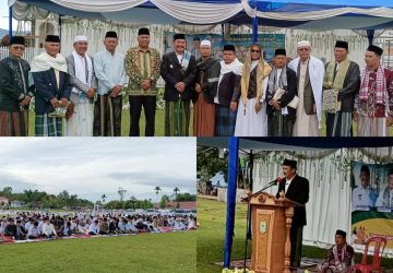 Pemkab Kerinci Gelar Idul Adha 1445 H Bersama Masyarakat di Lapangan Merpati Hiang