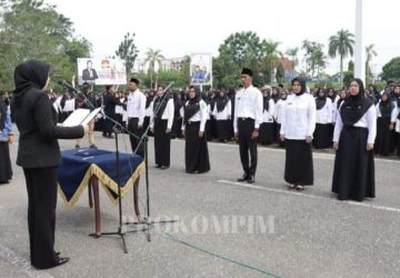 Bupati Inhu Rezita Lantik 1843 PPPK&nbsp; Dan Pengukuhan SK Dilingkungan Pemkab Inhu