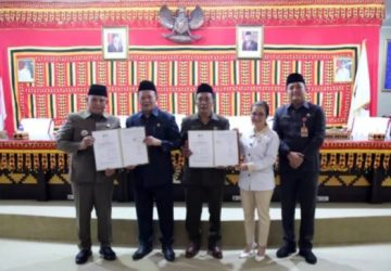 Tok! Delapan Fraksi DPRD Sahkan Ranperda Pertanggungjawaban Pelaksanaan APBD Lamsel TA 2023