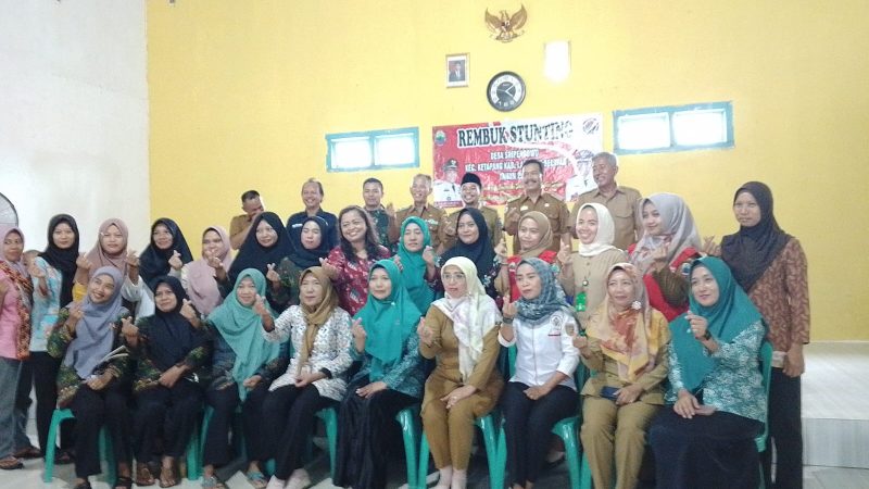 Pemerintah Desa Sripendowo Sukses Gelar Rembuk Stunting Bersama Camat Ketapang