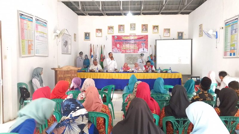 Tekan Angka Stunting, Pemdes Lebung Nala Siap Anggarkan Usulan Kader Posyandu/Bidan Desa