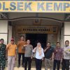 Silaturahmi Karang Taruna Desa Pekan Tua ke Polsek Kempas