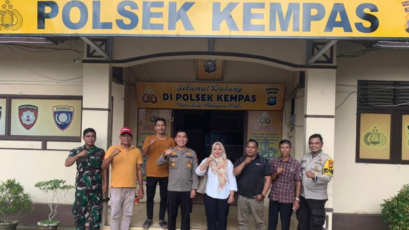 Silaturahmi Karang Taruna Desa Pekan Tua ke Polsek Kempas