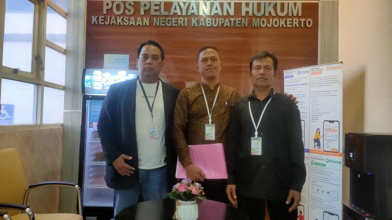 Sengketa Tanah di Desa Temon, Begini Audensi Hadi Purwanto di Kejari Kabupaten Mojokerto