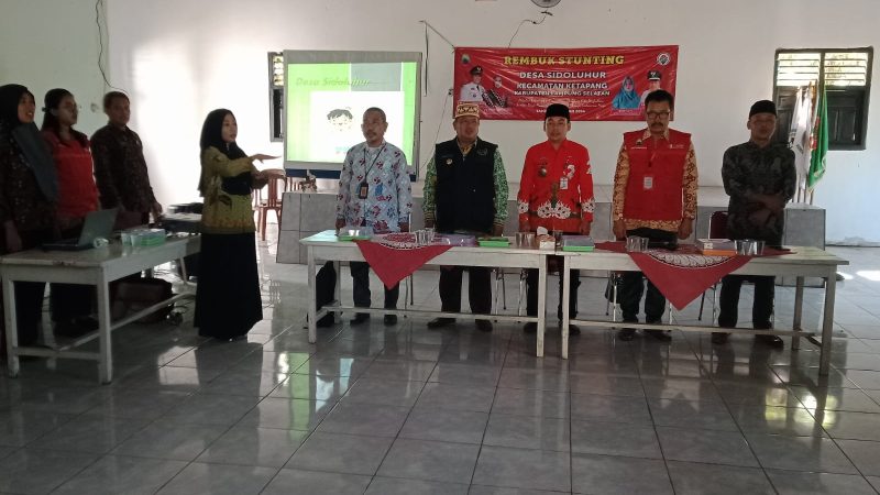 Satukan Tekad Untuk Generasi Sehat, Pemdes Sidoluhur Gelar Rembuk Stunting