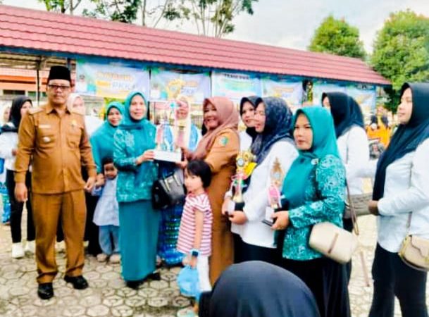 Desa Koto Dua lama Meraih Juara umum jambore PKK Tingkat kecamatan Air Hangat