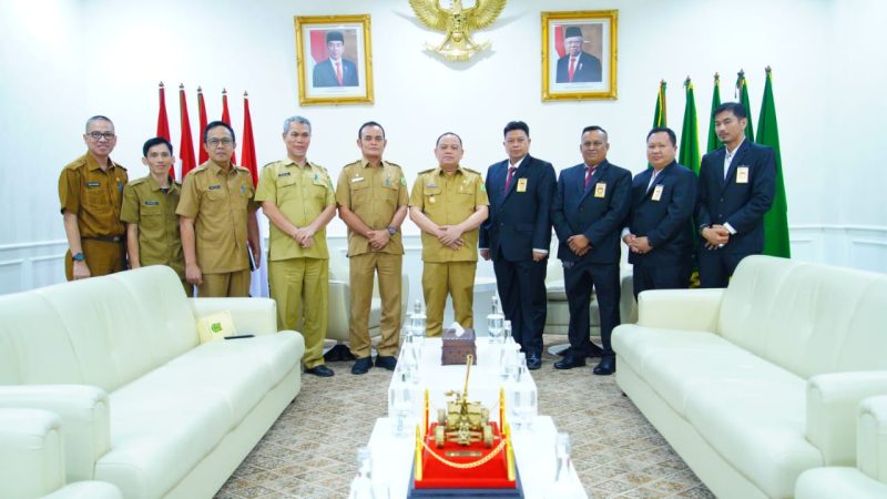 Temui Pj Bupati Muba H Sandi, KPU Muba Bahas Pelaksanaan Tahapan pemilihan serentak tahun 2024