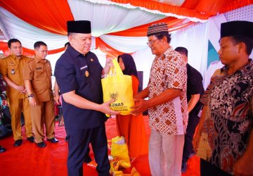 Kunker ke Jirak Jaya, Pj Bupati Muba Lantik Kades Mekar Jaya dan Pengganti Antar Waktu BPD