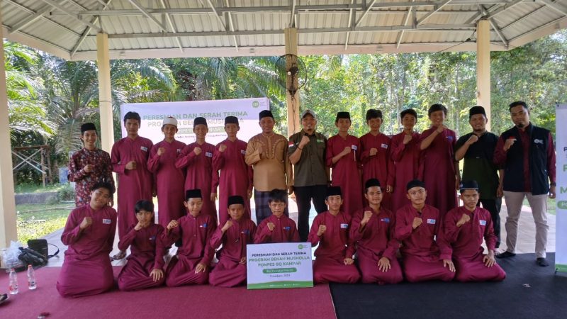 IZI Riau Laksanakan Peresmian dan Serah Terima Program Benah Musholla Ponpes Baitul Qur’an Kampar