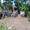 Realisasikan DD Tahap I, Pemdes Sukajaya Buka Badan Jalan Pertanian Sabah Jaoh