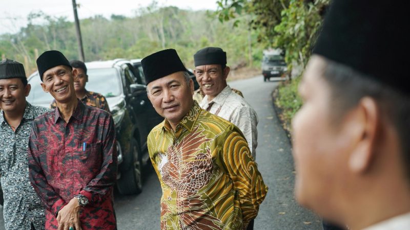 Mulus Total, Jalan Penghubung Antar Desa Teluk Kijing Muba Diaspal