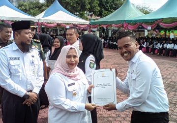 Bupati Kasmarni Serahkan 1.146 SK PPPK Guru, Tekhnis dan Pola Pembibitan Daerah Formasi Tahun 2023