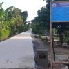 Pembangunan Rabat Beton Jalan Pertanian di Desa Bangun Rejo Akhirnya Selesai 100 Persen