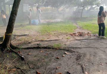 Berdayakan Mahasiswa KKN, Pokdarwis Pantai Agro Legundi Gelar Aksi Bersih Pantai