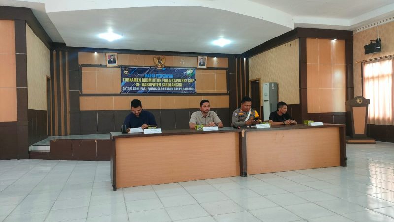 Sambut HUT RI ke-79, PB Rajawali Singkut Gelar akan Turnamen Badminton Kapolres Cup