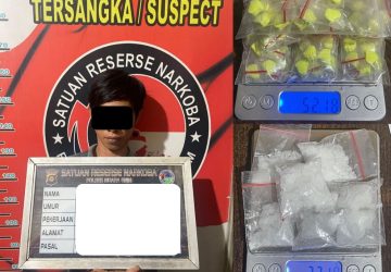 Sat Res Narkoba Polres Muara Enim Tangkap Pengedar Pil Ekstasi dan Sabu