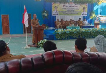 Pelantikan KONI dan Forum RT/RW Kecamatan Kempas oleh Pj Bupati Herman