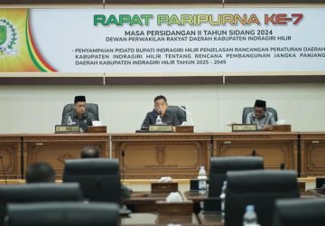 Rapat Paripurna Ke 7 DPRD Inhil, Bahas Rancangan Peraturan Daerah Pembangunan Jangka Panjang 2025 – 2045