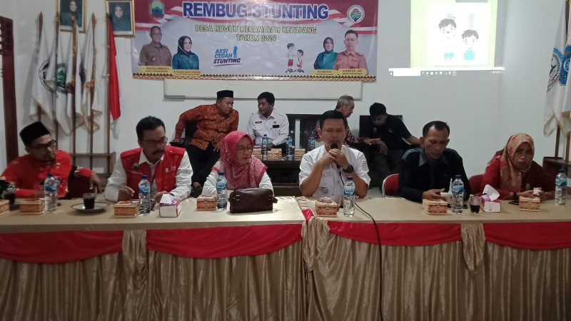 Perkuat Kolaborasi, Pemerintah Desa Ruguk Gelar Rembuk Stunting Tahun 2024