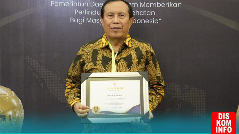 Bupati Rohul Sukiman Kembali Raih Penghargaan