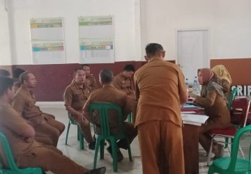 Pemeriksaan Perdana Oleh Tim Auditor Inspektorat Lamsel di Desa Sripendowo Diera Kades Artaji