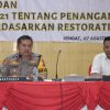 Tim Bidkum Polda Riau Sosialisasi Undang-undang Tindak Pidana Restoratif di Polres Inhu