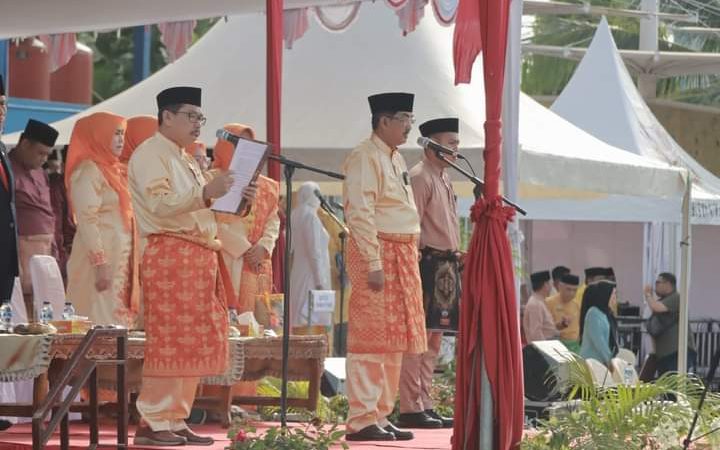 Bupati Pimpin Upacara Peringatan Hari Jadi Kabupaten Tanjab Barat ke-59
