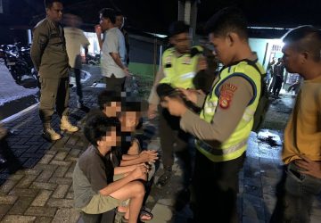 Tujuh Orang Anak-anak Dibawah Umur Diamankan Tim Patroli Sat Samapta Polres Muba Diduga Terlibat Tawuran