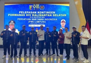 Kadis Kominfo Lampung Selatan Dukung Atlet PWI Dalam Ajang Powarnas XIV