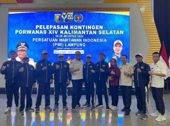 Kadis Kominfo Lampung Selatan Dukung Atlet PWI Dalam Ajang Powarnas XIV