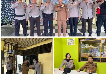 Tingkatkan Sinergitas dan Silaturahmi, Pj Bupati Kampar Kunjungi Polsek Kampar